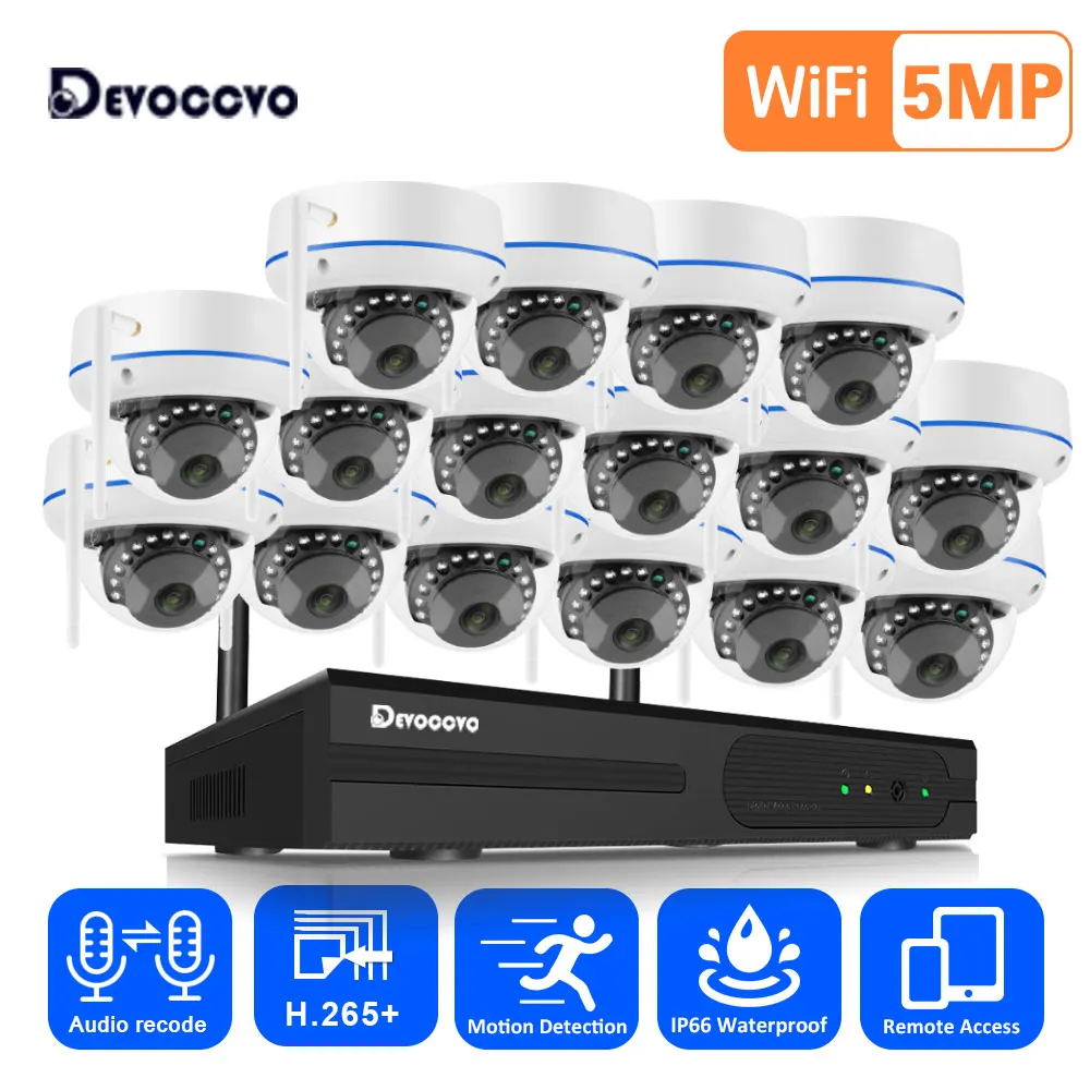 Home Security And Cctv - 5MP Wifi IP Camera Security System