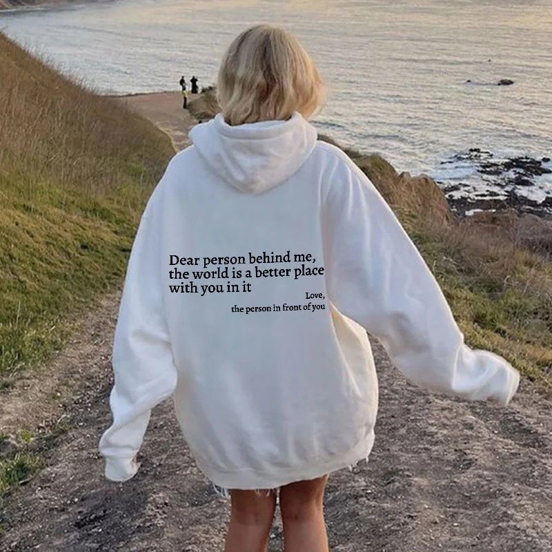 Home Security Companies Near Me - Dear Person Behind Me Mens Hoodie