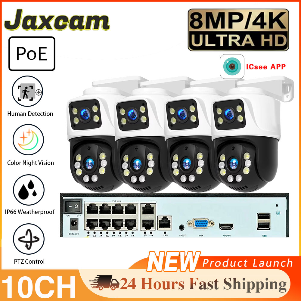 Home Security And Cctv - 10CH POE NVR 8MP HD Human
