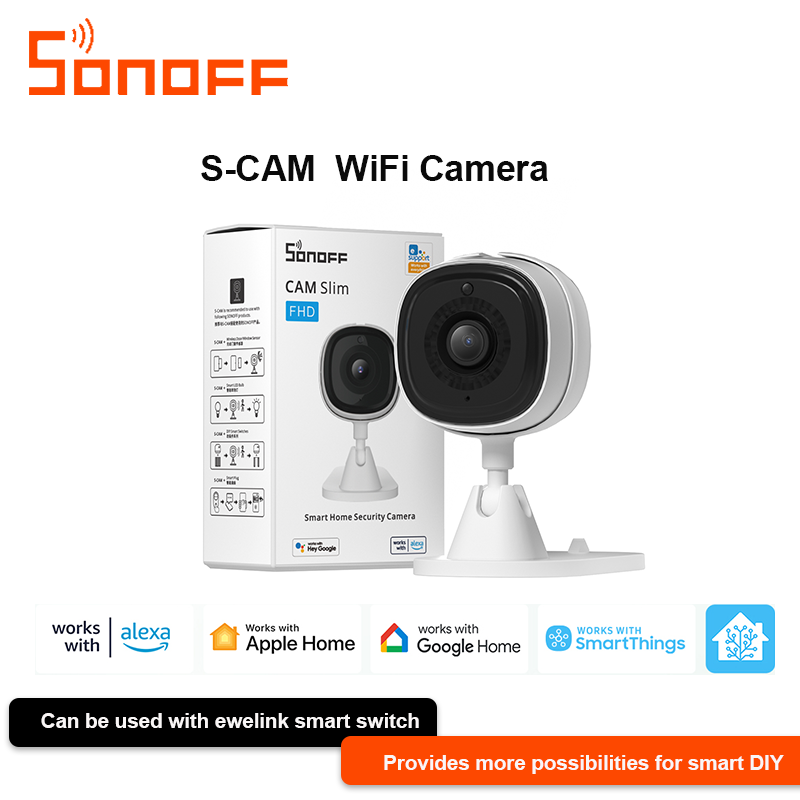 Home Security Google Camera - SONOFF 1080P HD Wi-Fi IOT Camera