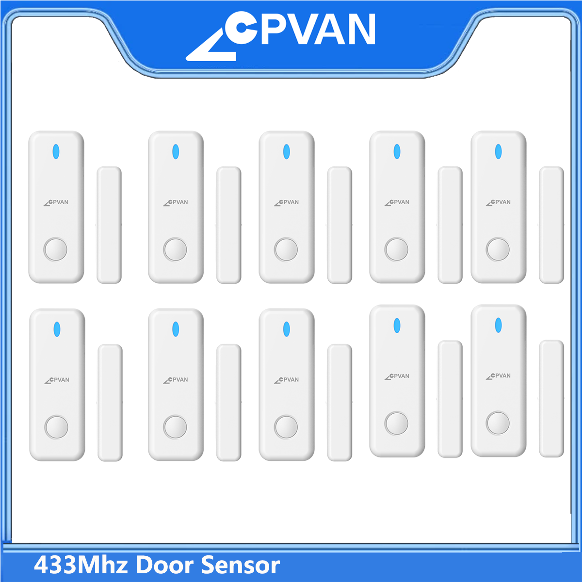 Home Security Equipment - CPVAN Wirless 433MhZ Door Sensor Window