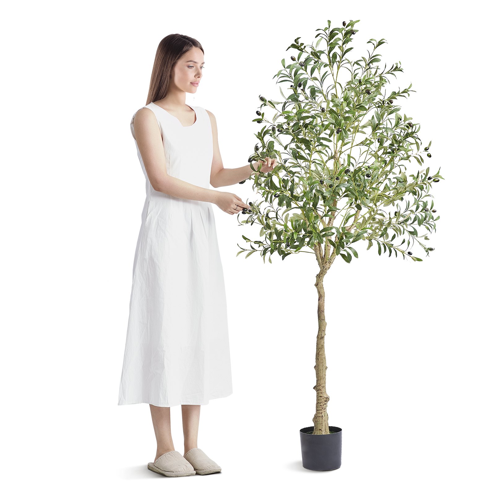 Home Security Tips - Artificial Olive Tree, 6 FT Tall