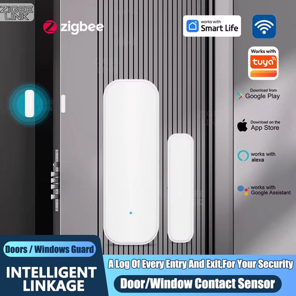 Home Security Alexa - ZigBee Door Window Sensor Wireless Magnetic