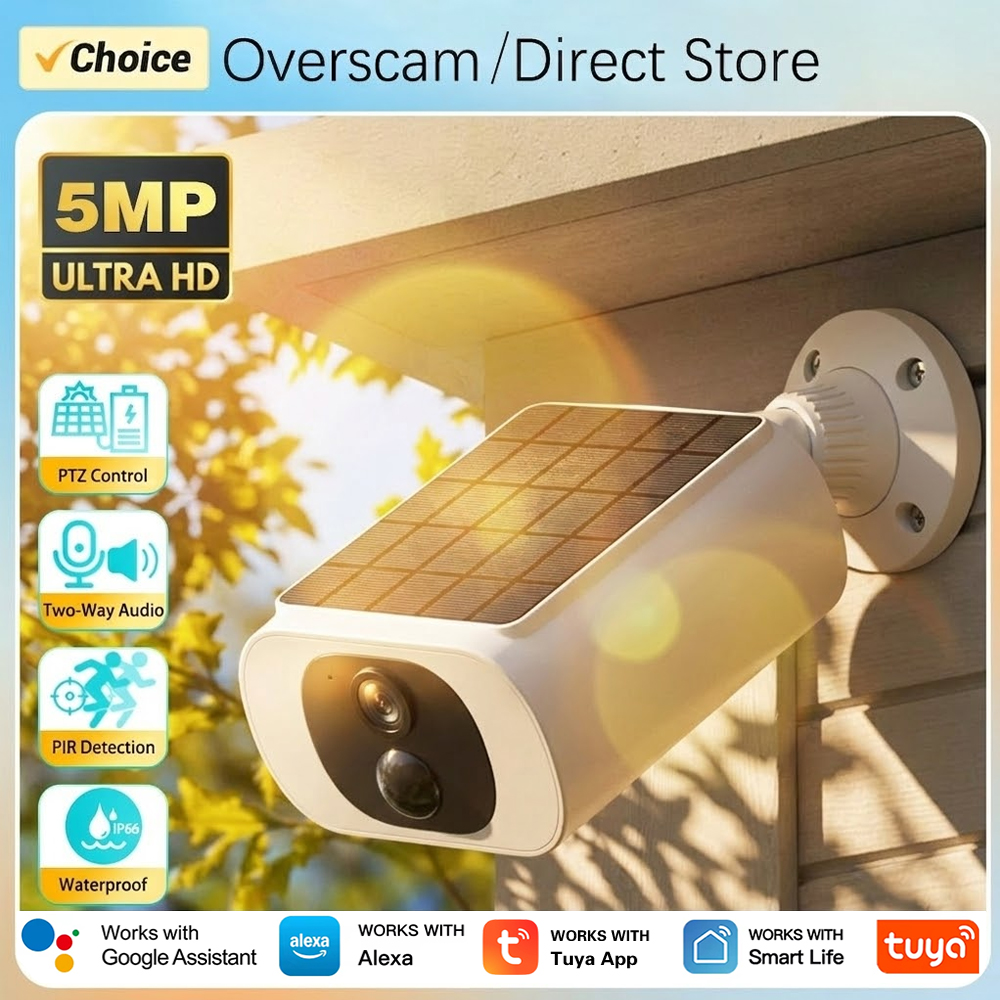 Home Security Google Camera - Solar Tuya Bullet Security Battery Powered