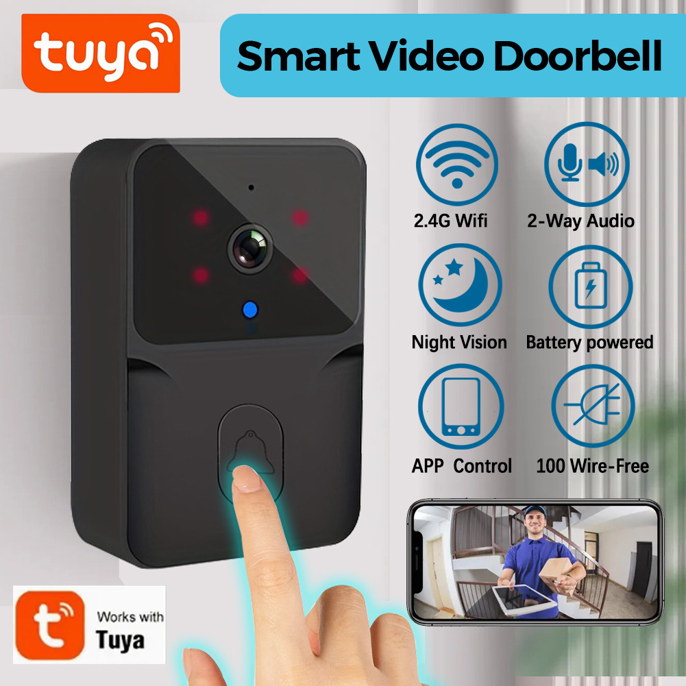 Home Security Premium - tuya Wireless smart video doorbell, 2.4G