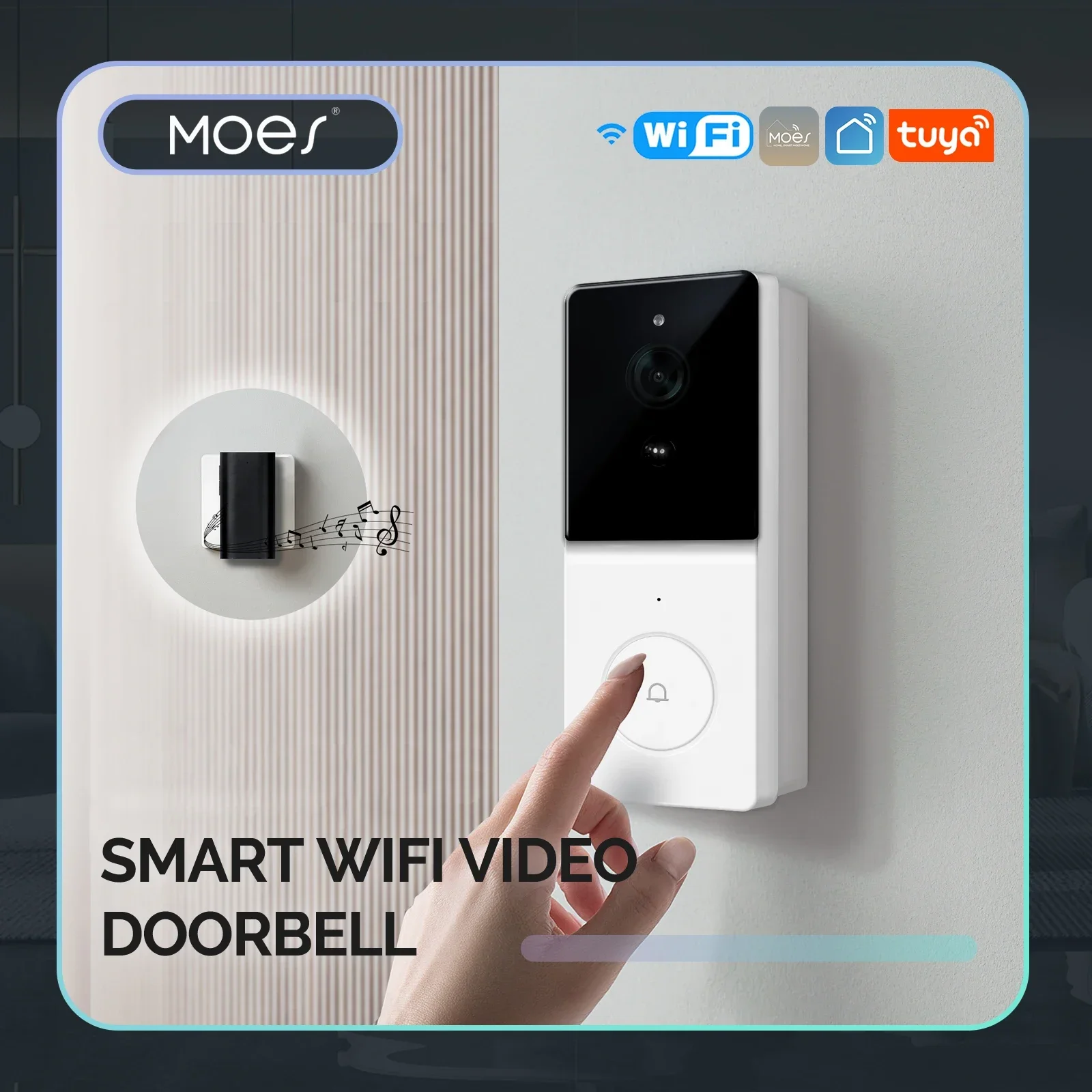 Home Security Premium - MOES Tuya Smart WiFi Video Doorbell