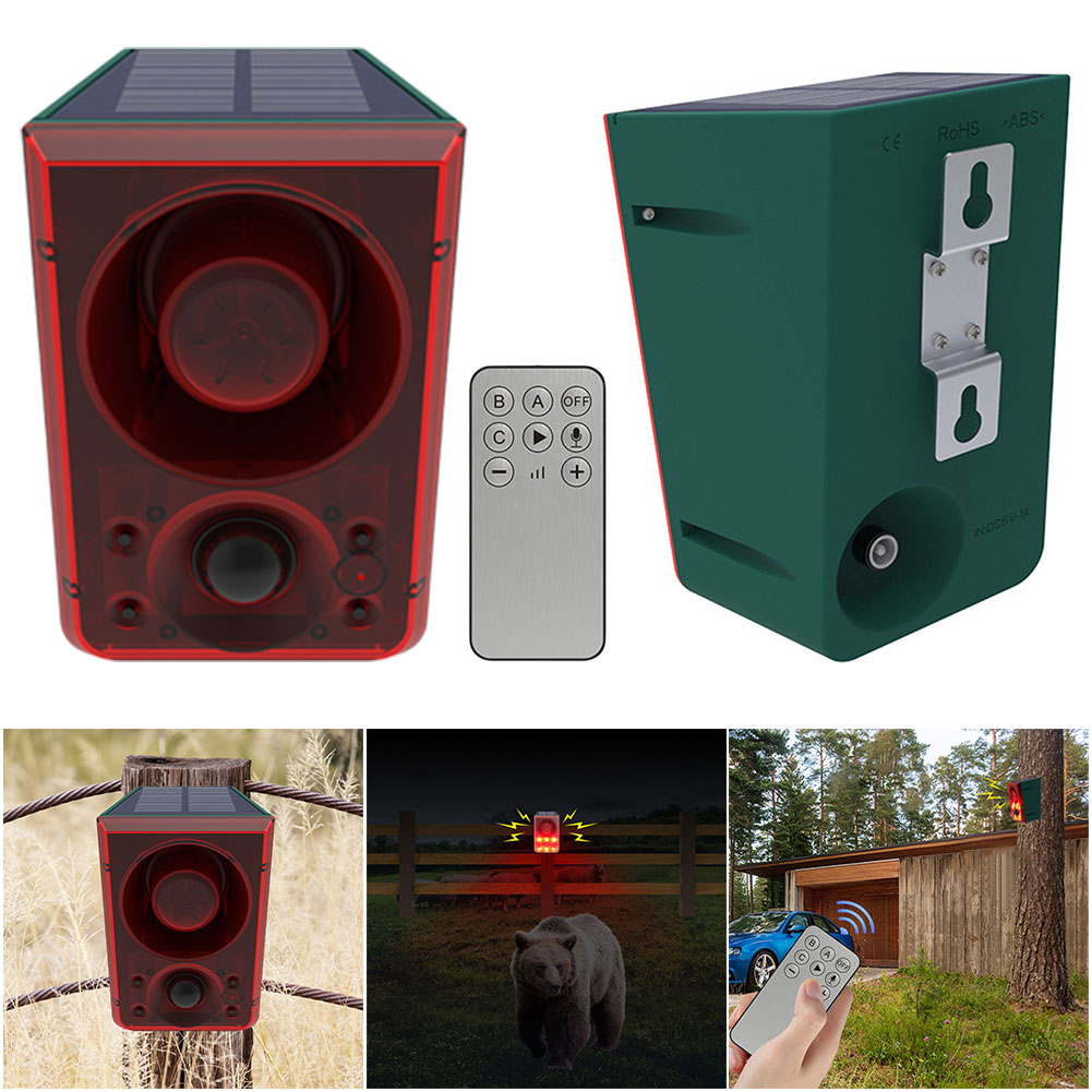 Outdoor Solar Motion Sensor Al - Barking Dog Alarm review and price