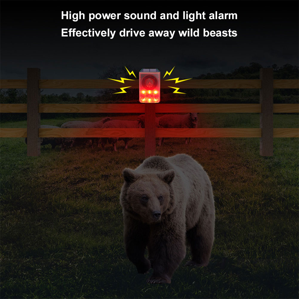 Outdoor Solar Motion Sensor Al - Barking Dog Alarm review and price