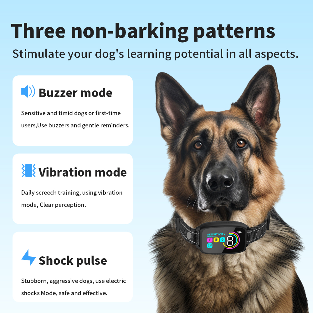 Automatic Dogs Training Collar - Barking Dog Alarm review and price