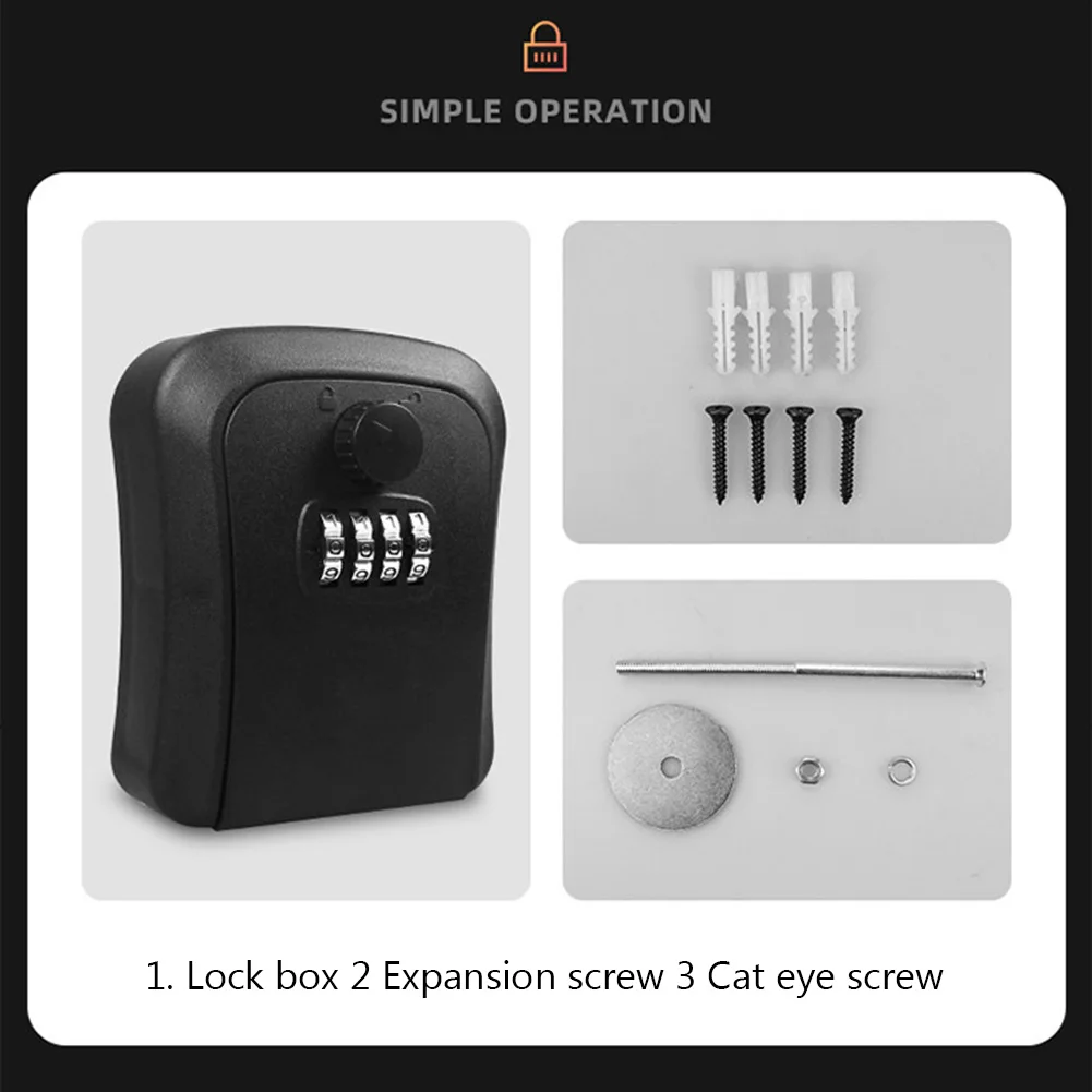 Key Storage Box Wall-Mounted R - Home Security Key Box review and price