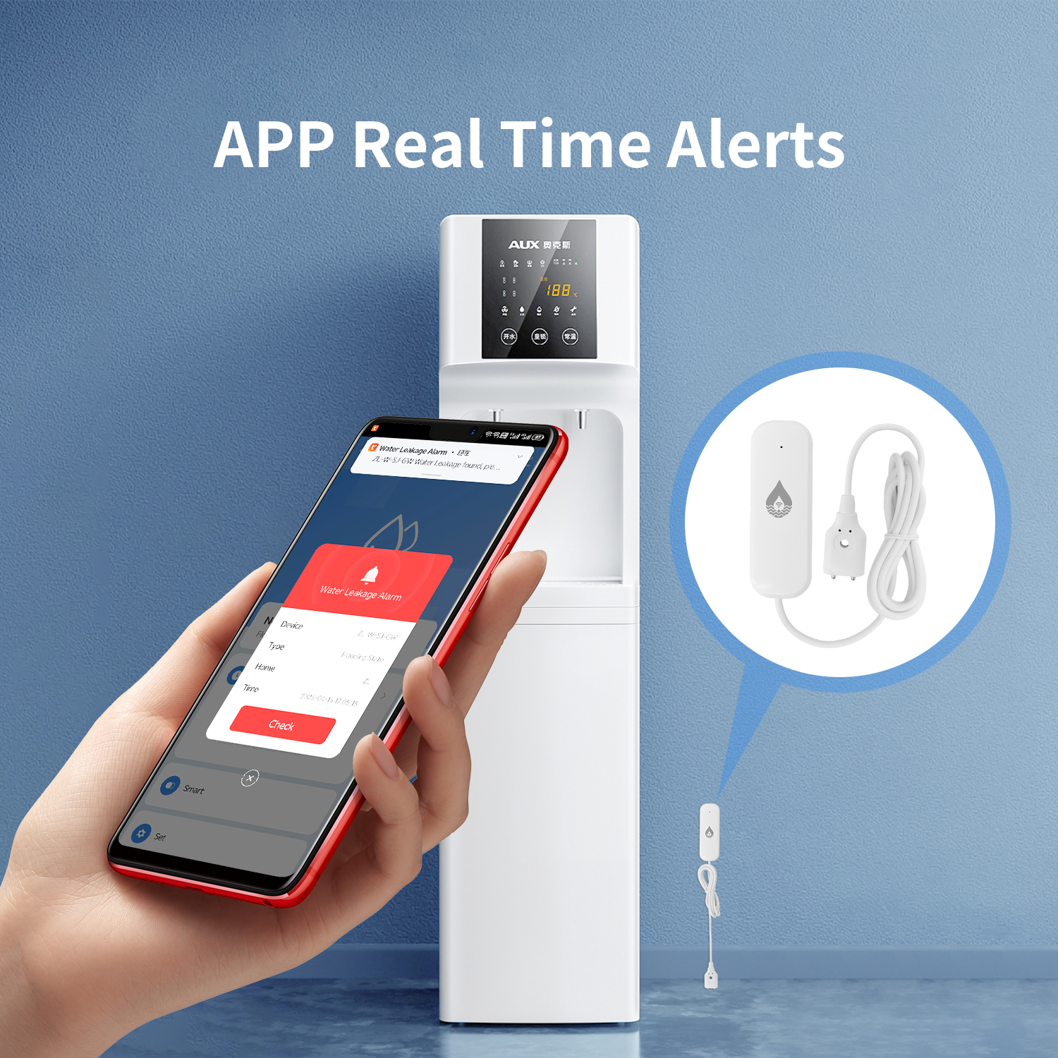 Tuya WiFi/Zigbee Water Leak Se - Home Security Alexa review and price