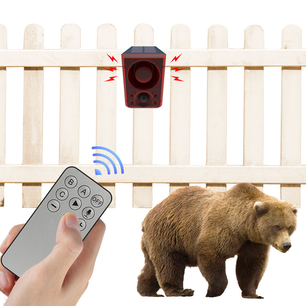 Solar Outdoor Motion Sensor Al - Barking Dog Alarm review and price