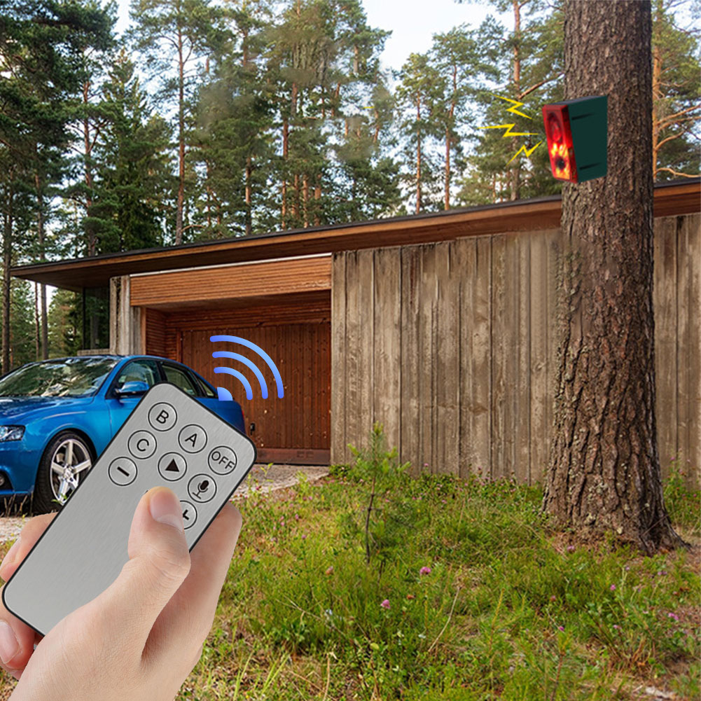 Solar Outdoor Motion Sensor Al - Barking Dog Alarm review and price
