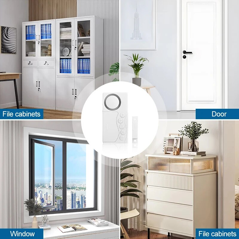 Wireless Door And Window Alarm - Home Security Equipment review and price