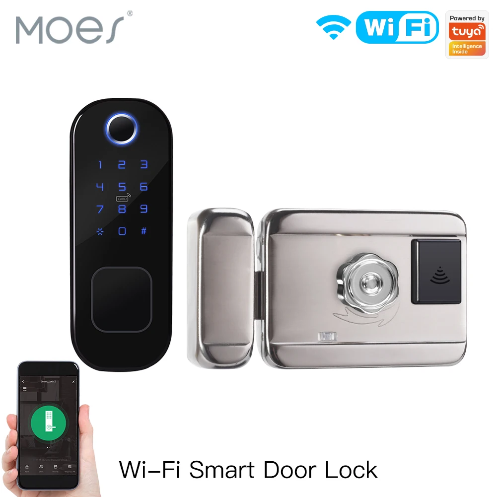 MOES WiFi Tuya Smart Lock Door - Home Security Group review and price