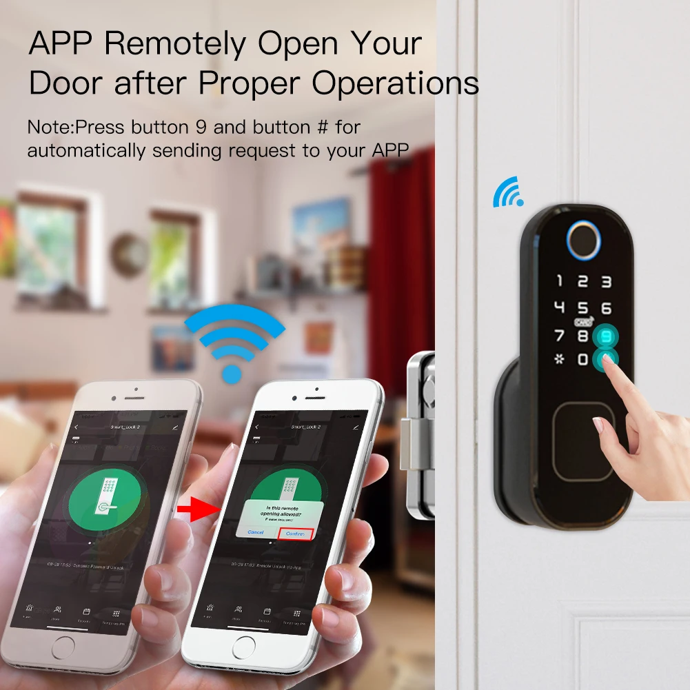 MOES WiFi Tuya Smart Lock Door - Home Security Group review and price