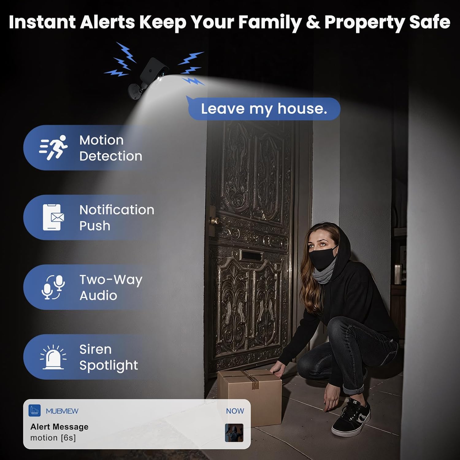 Wireless Outdoor Security Came - Home Security No Subscription review and price
