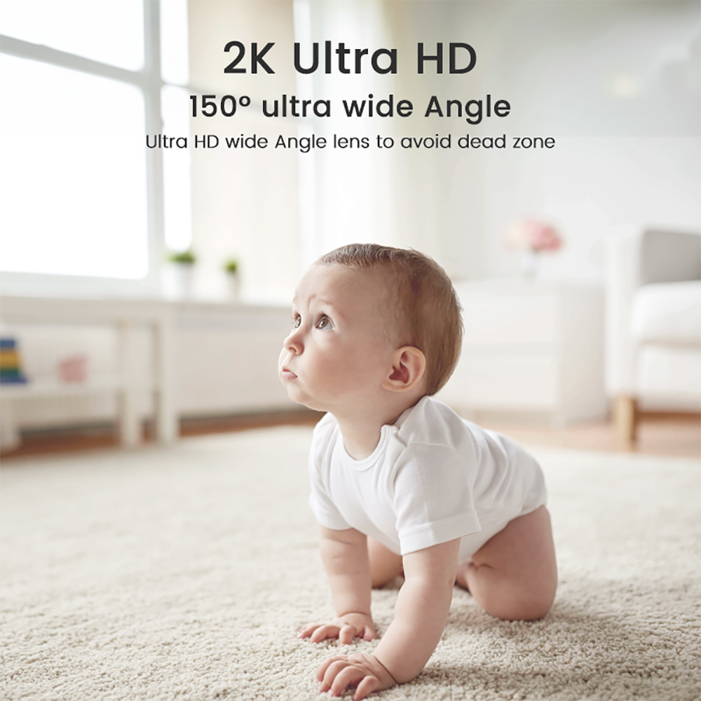 XIAOVV 3MP 2K 2.4GHz WiFi Indo - Home Security Video review and price