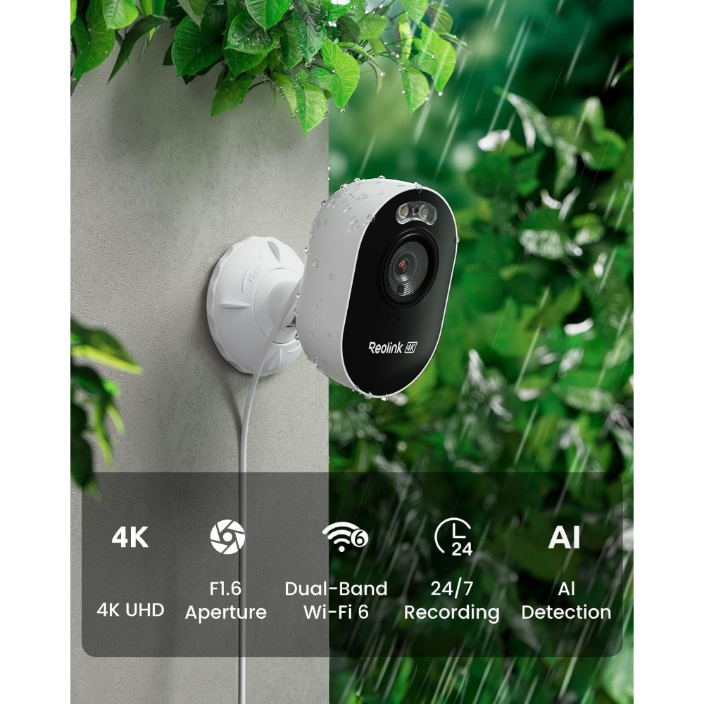 reolink camera with 256gb micr - Home Security No Subscription review and price