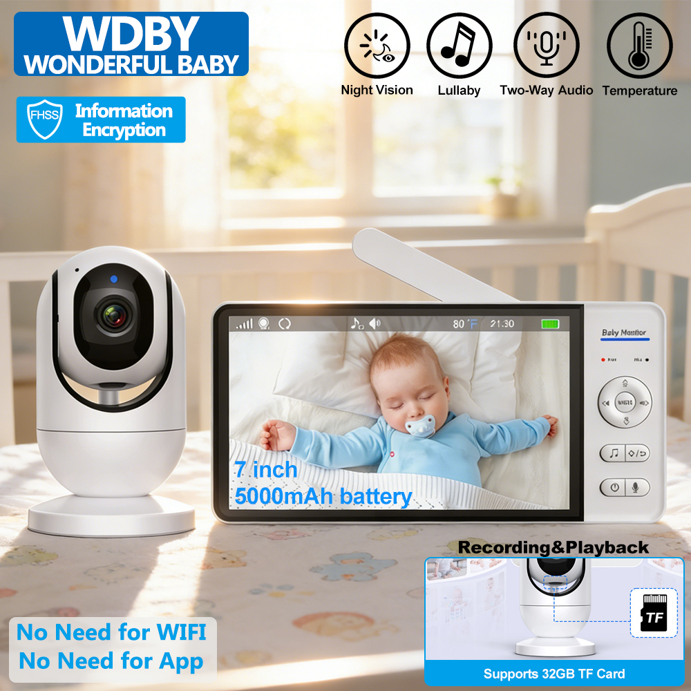 7 Inch Video Baby Monitor with - Home Security Video review and price