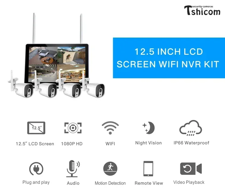 TUYA Smart Wi-Fi 4CH NVR Kit 1 - Home Security Wireless Camera review and price