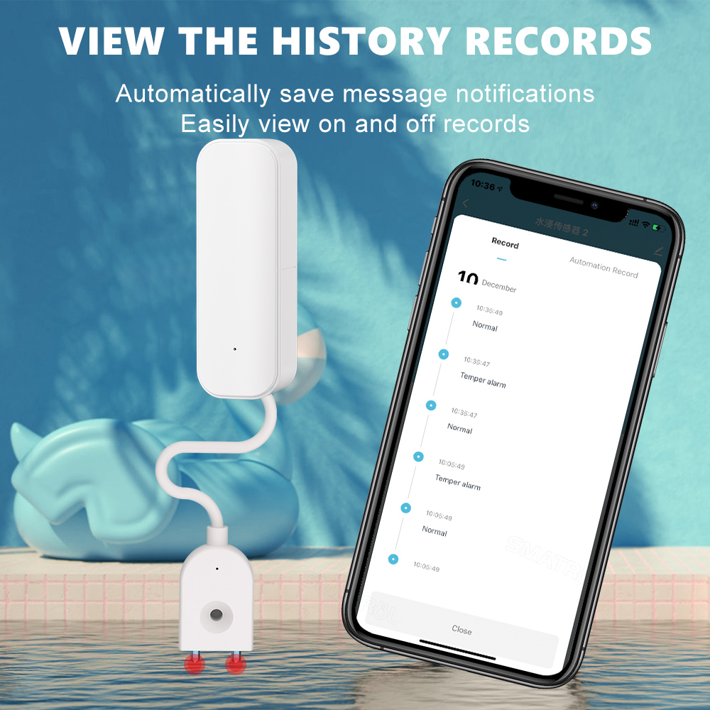 WiFi/Zigbee Water Sensor Tuya  - Home Security Equipment review and price