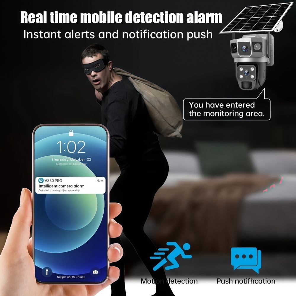 4G Camera Outdoor Solar Survei - Home Security Network review and price