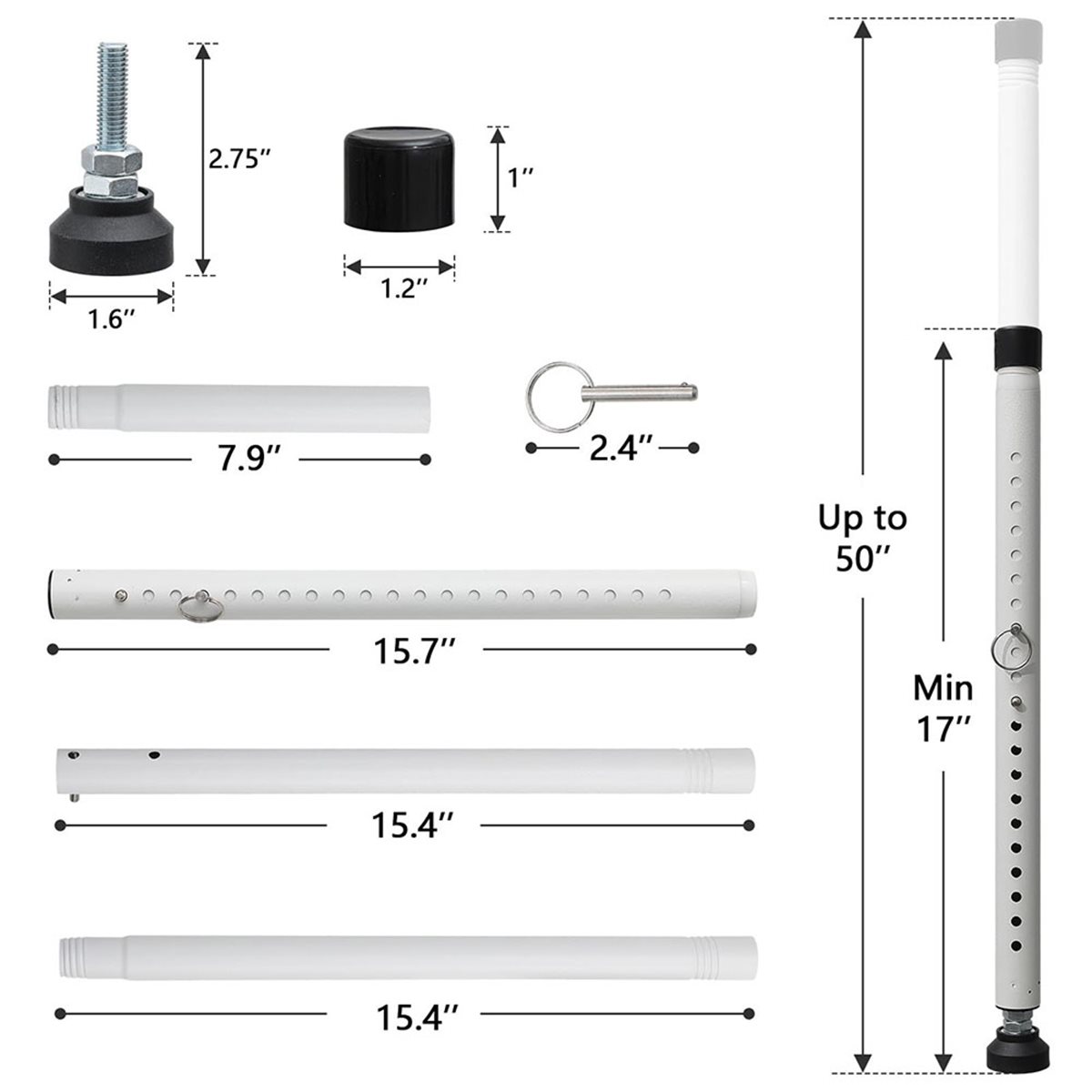 Sliding Door Security Bar, 17- - Home Security Tips review and price