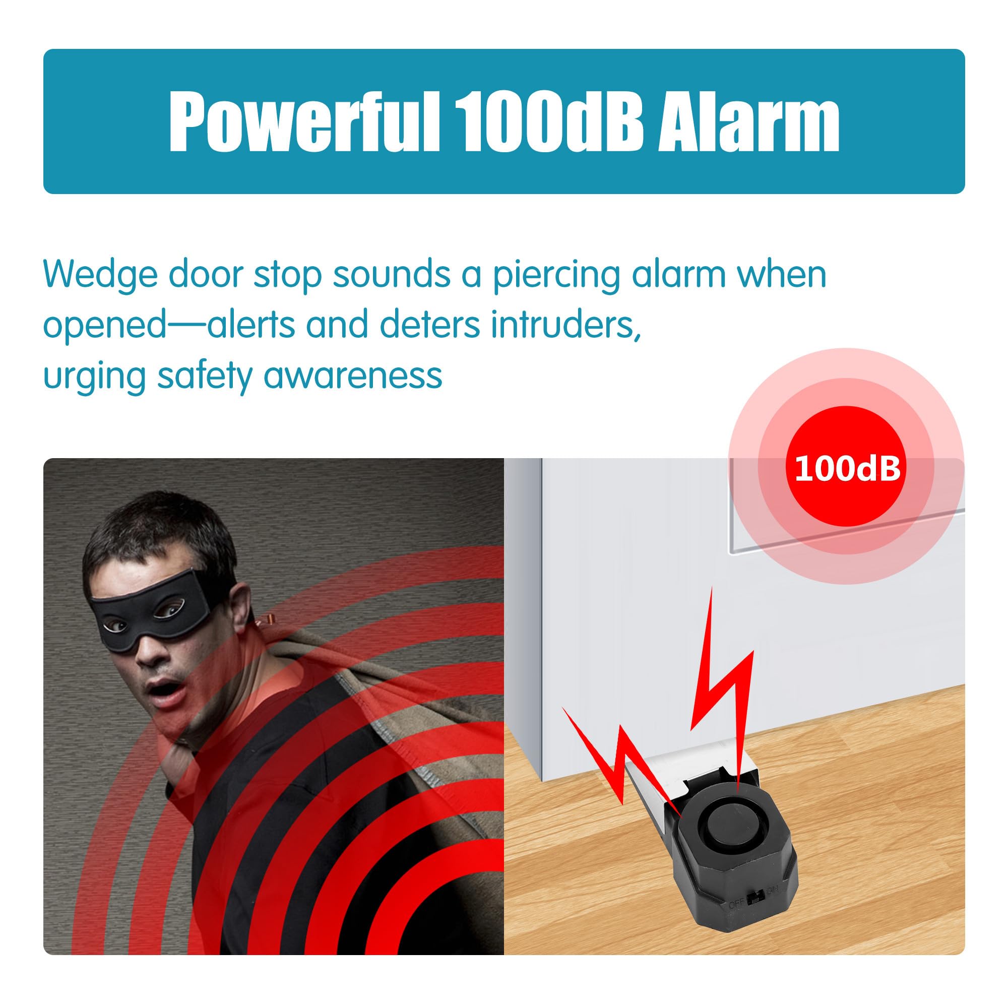 Wireless Door Stop Alarm Syste - Home Security Equipment review and price