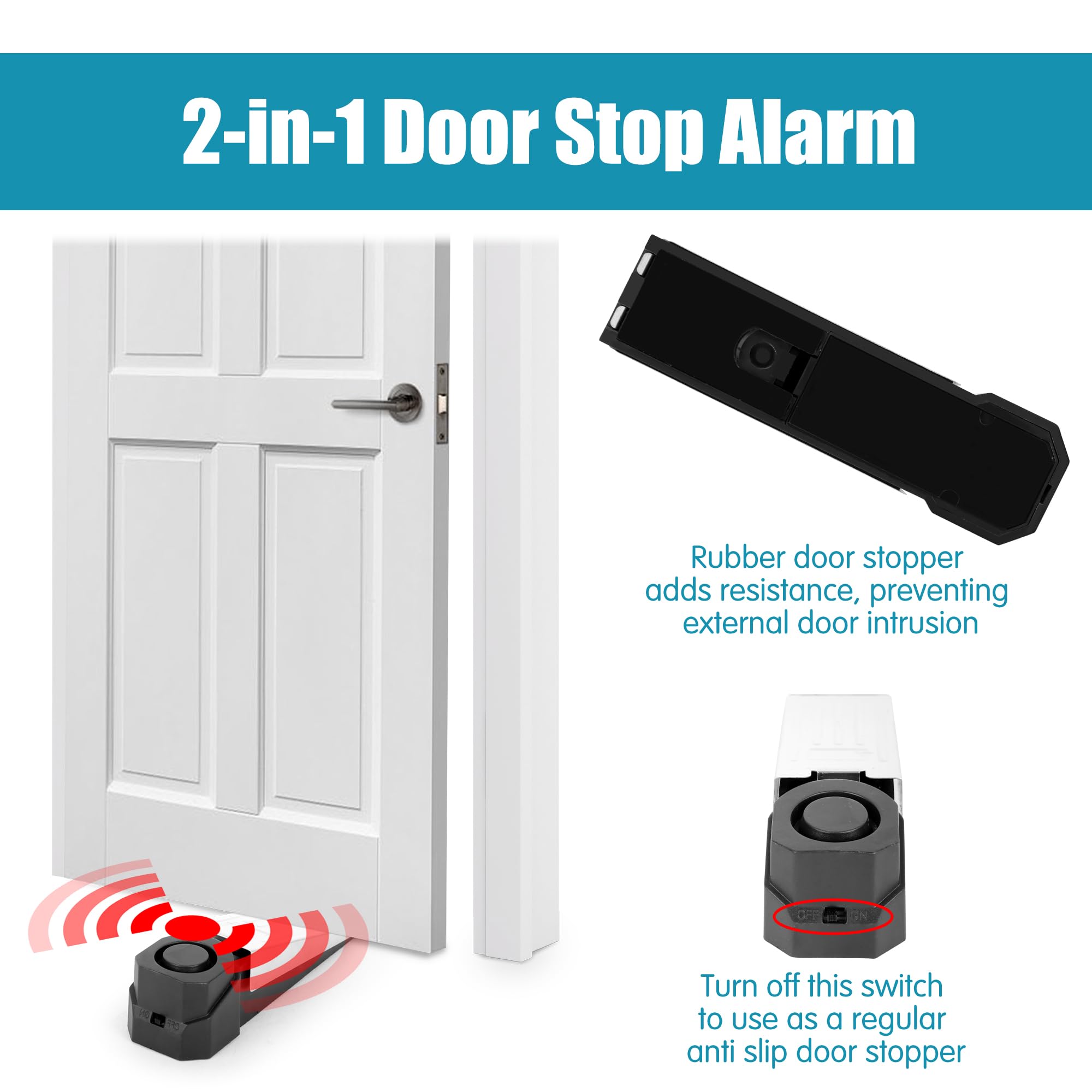 Wireless Door Stop Alarm Syste - Home Security Equipment review and price