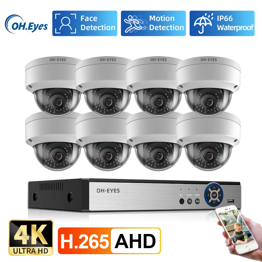 Home Security 8MP H.265+ 4CH 4 - Home Security And Cctv review and price