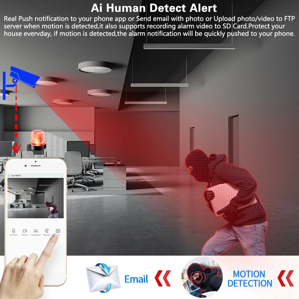 Home Security 8MP H.265+ 4CH 4 - Home Security And Cctv review and price