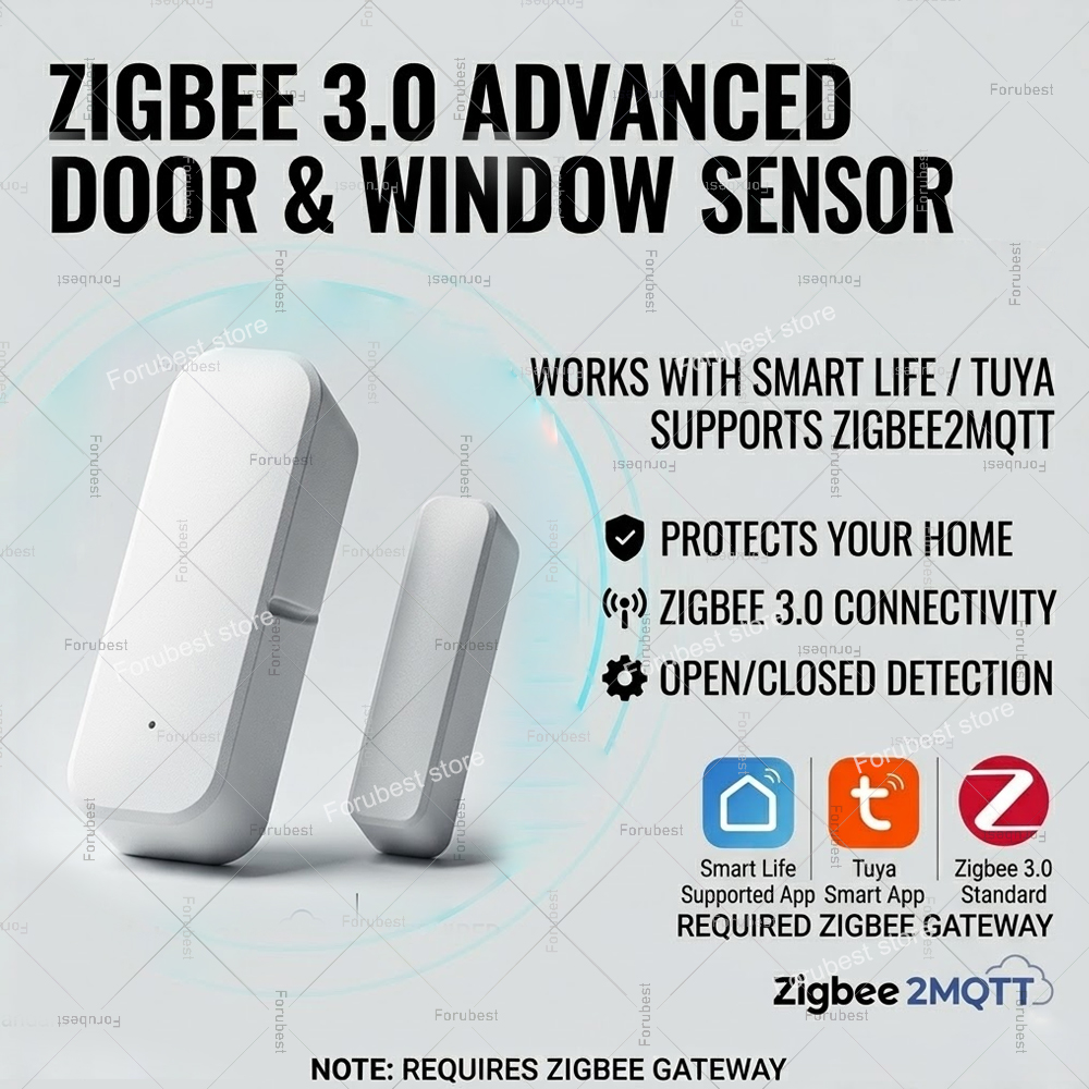 Tuya Zigbee Door Window Sensor - Home Security Systems Wireless review and price