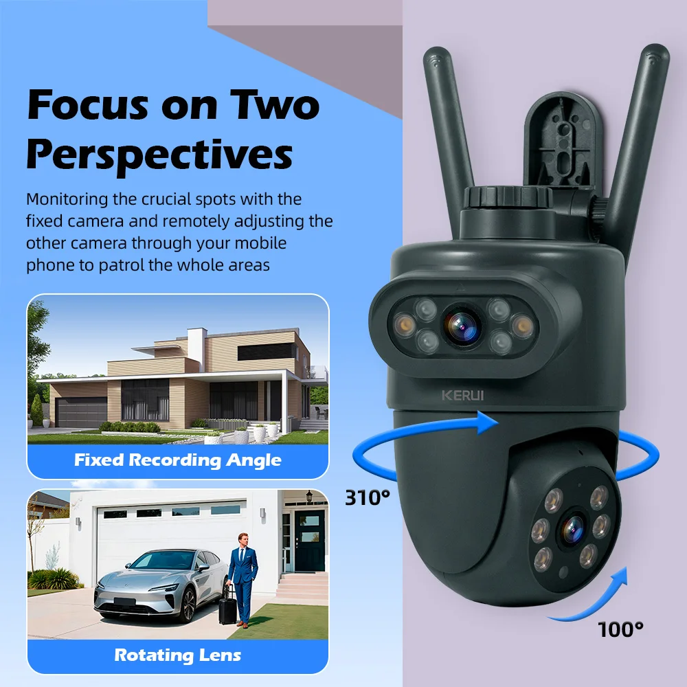 KERUI Outdoor 10MP 5K HD Dual  - Home Security Premium review and price