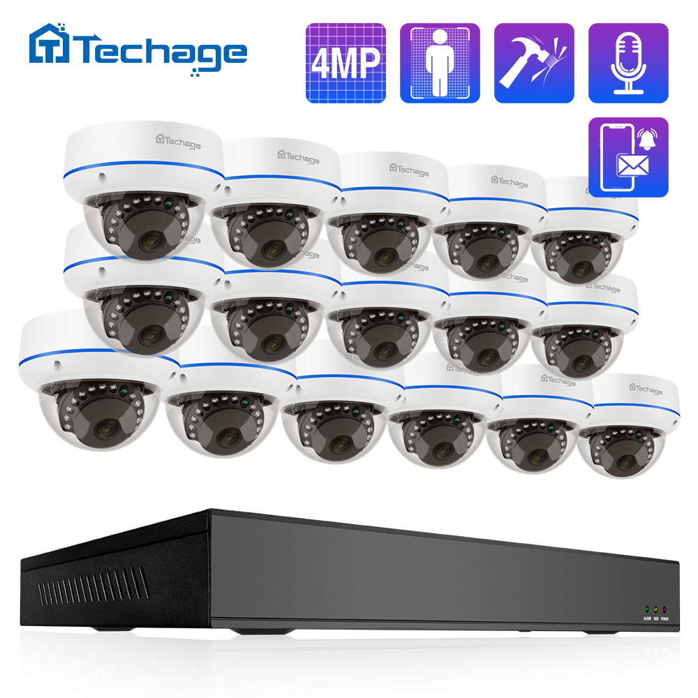 Techage HD 4MP 16CH POE Survei - Home Security And Cctv review and price