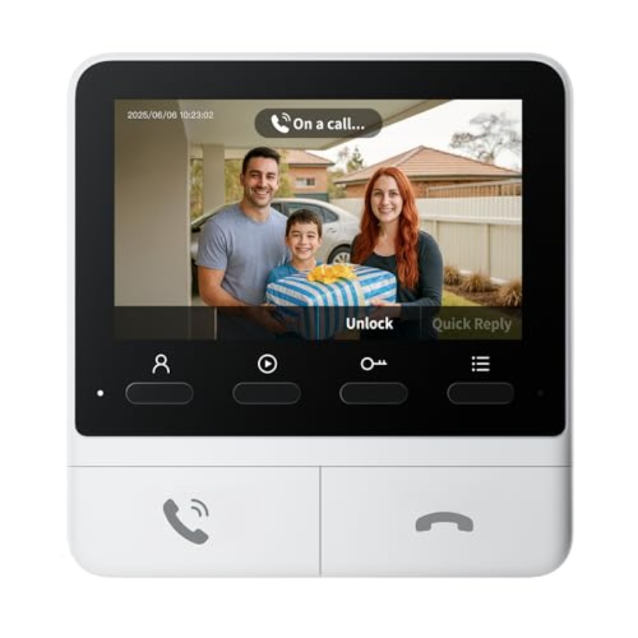 Video Doorbell Extra Monitor a - Home Security No Subscription review and price