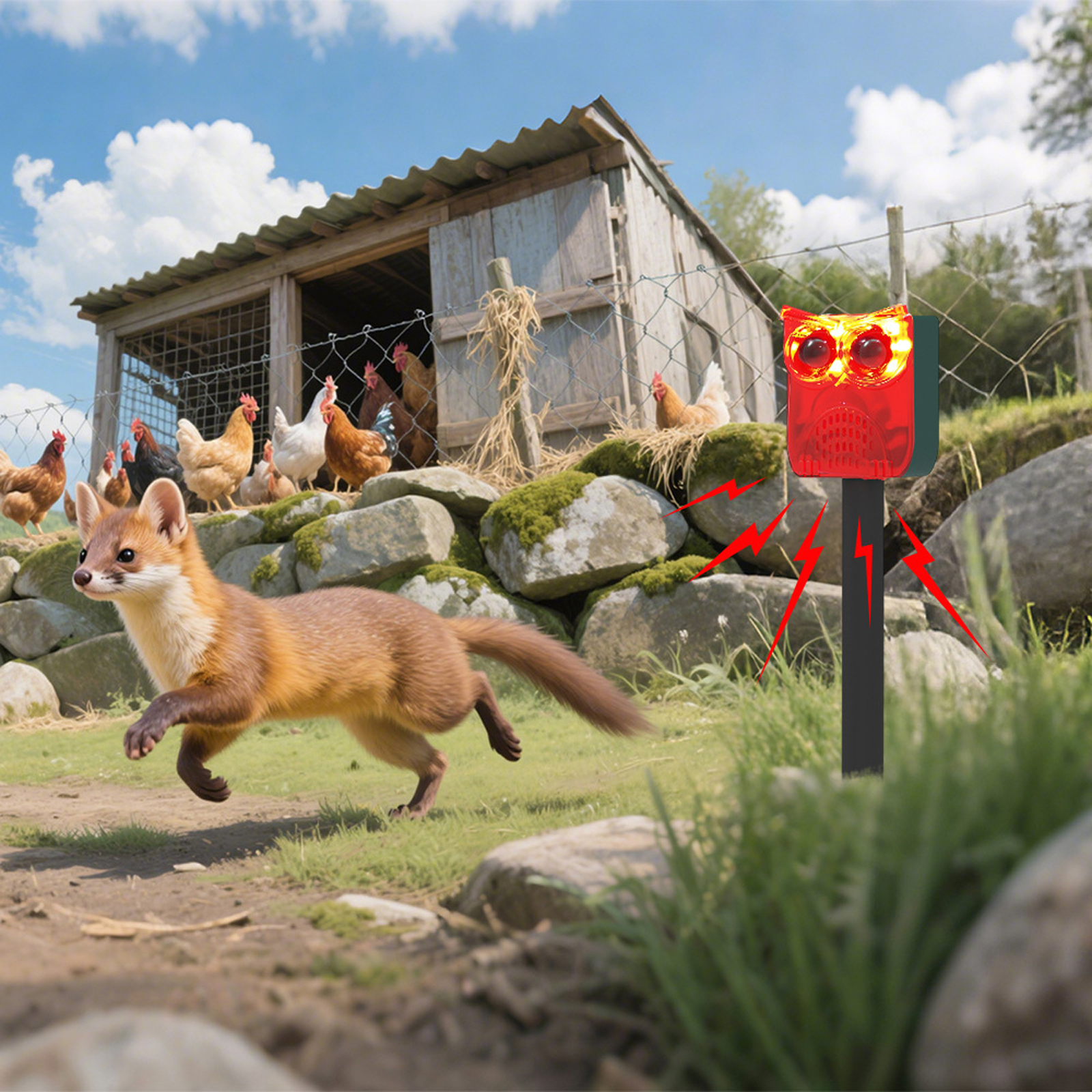 Outdoor Waterproof Solar Outdo - Barking Dog Alarm review and price