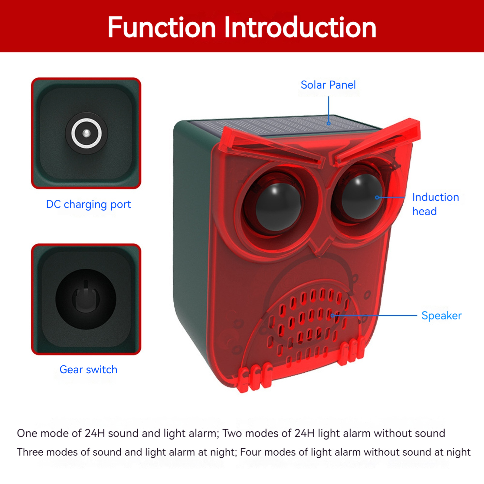 Outdoor Waterproof Solar Outdo - Barking Dog Alarm review and price