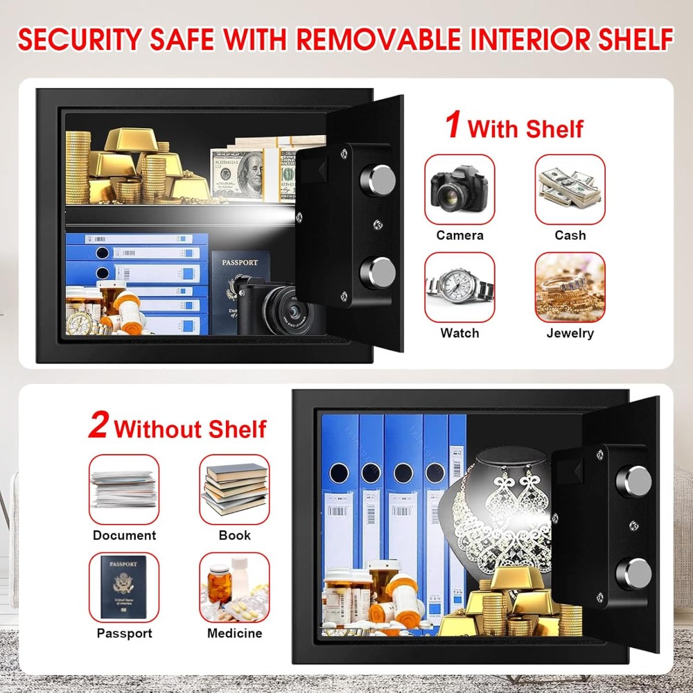 1.6 Cu Ft Fireproof Safe Box,  - Home Security Key Box review and price