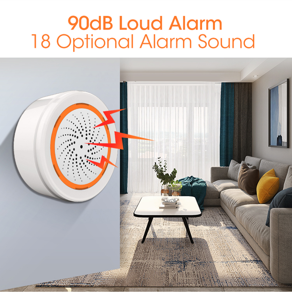 Smart Siren Alarm Tuya Zigbee  - Home Security Equipment review and price