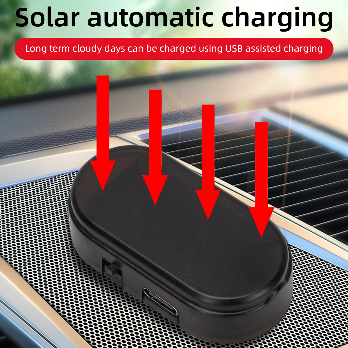Car Mini LED Solar Warning Lig - Home Security Wireless review and price