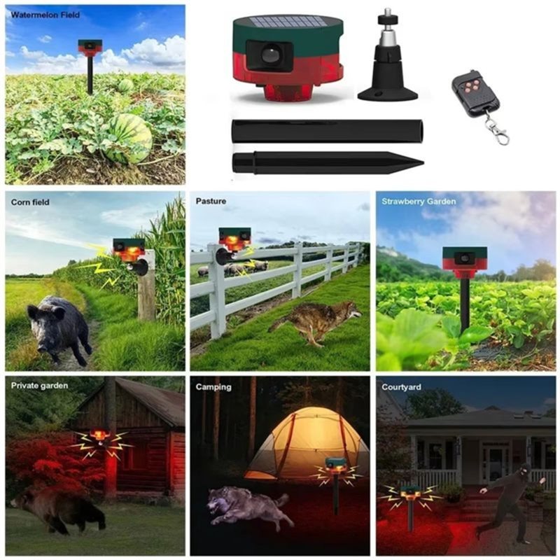 ABUO-Solar Infrared Motion Sen - Barking Dog Alarm review and price
