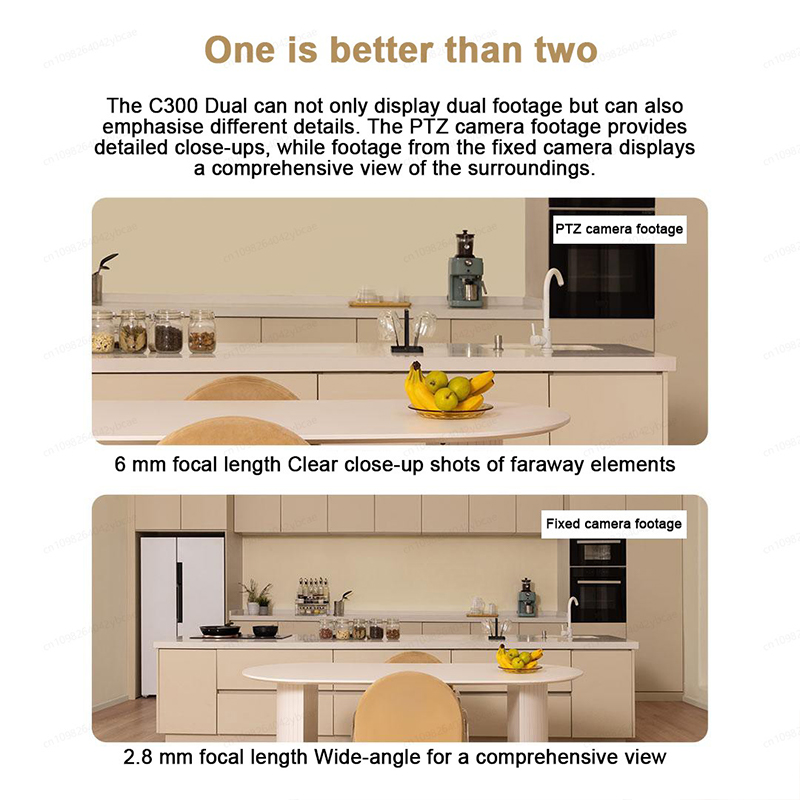 XIAOMI Smart Camera C300 Dual  - Home Security No Subscription review and price