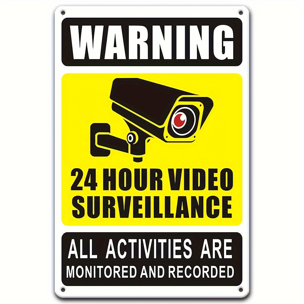 24/7 Video Surveillance Warnin - Home Security Video review and price