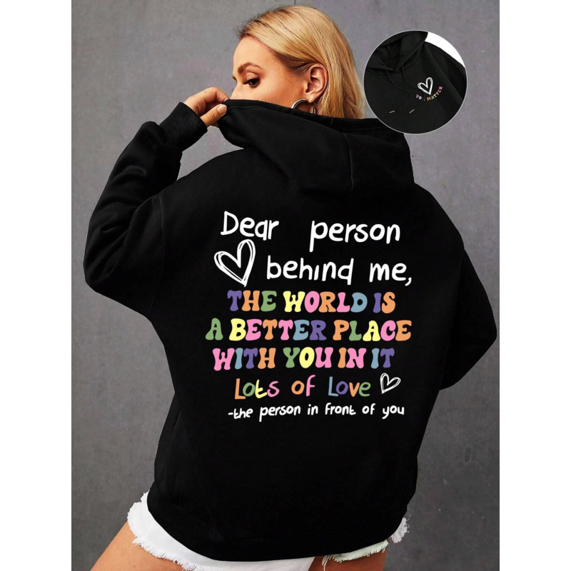 Dear Person Behind Me Hoodie W - Home Security Companies Near Me review and price