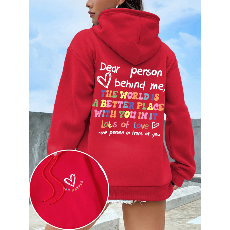 Dear Person Behind Me Hoodie W - Home Security Companies Near Me review and price