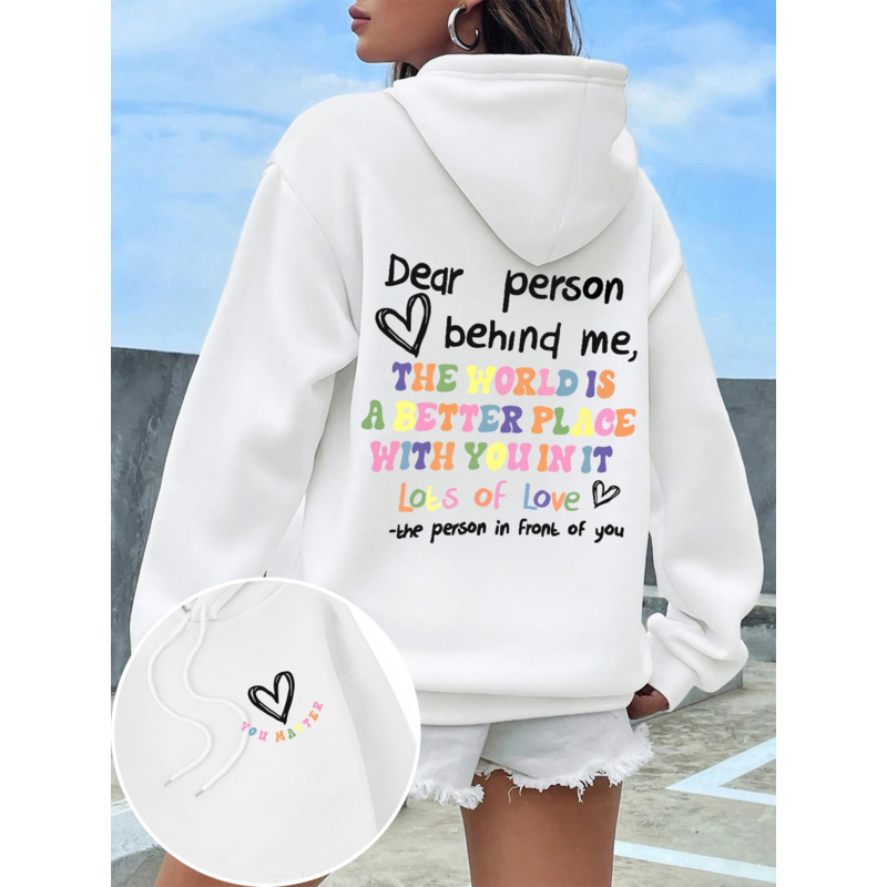 Dear Person Behind Me Hoodie W - Home Security Companies Near Me review and price