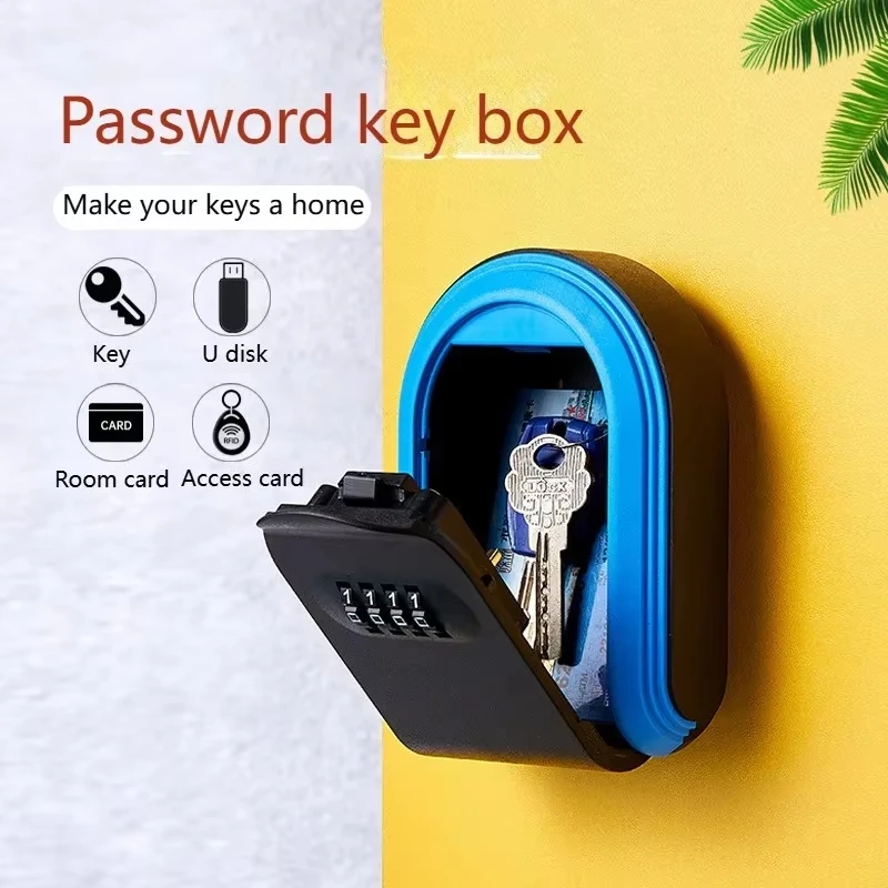 Wall Mount Key Lock Box, 4 Dig - Home Security Key Box review and price