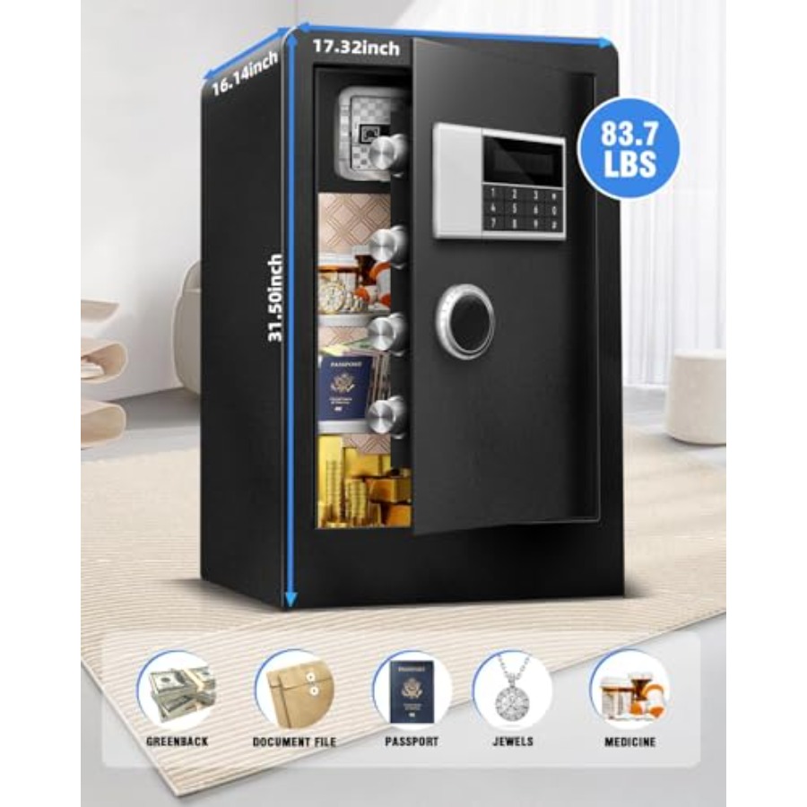 8.4 CuFt Heavy Duty Home Safe  - Home Security Key Box review and price