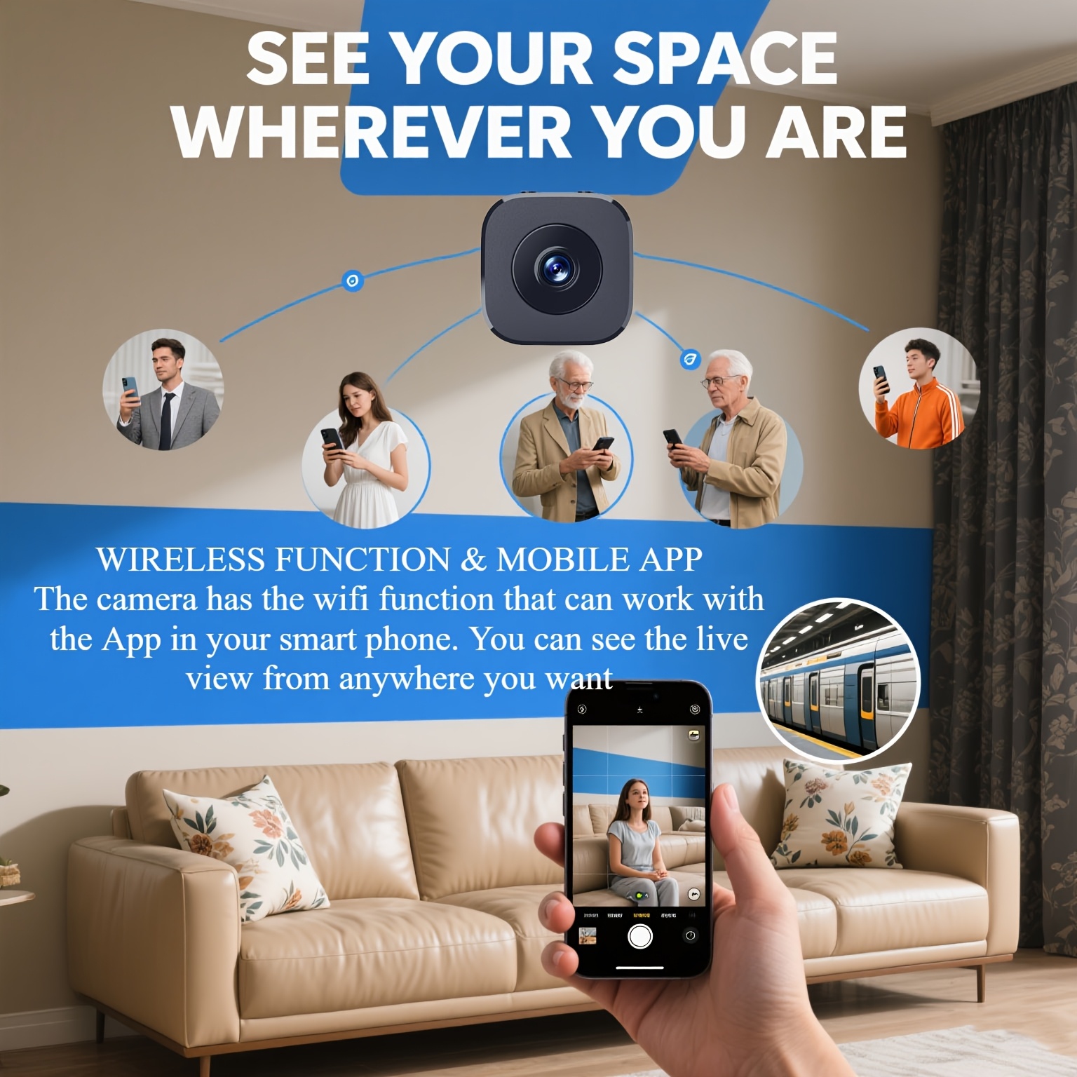 1080P HD Mini WiFi Camera Indo - Home Security Wireless review and price